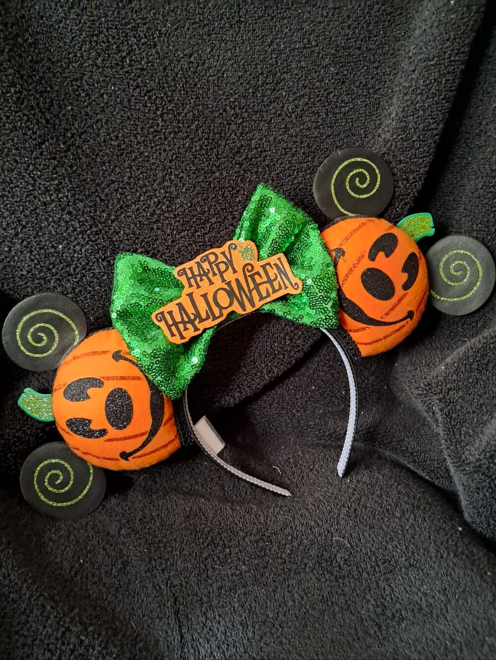 Handmade Mickey Pumpkin Minnie Ears